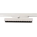 3-phase spot ALNITAK rotatable, voltage constant, tiltable, with lens optics IP20, clear, transparent, white 