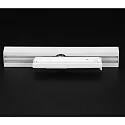 3-phase spot ALNITAK rotatable, voltage constant, tiltable, with lens optics IP20, clear, transparent, white 