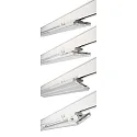 Deko-Light 3-phase luminaire LINEAR PRO TILT IP20, traffic white 