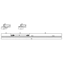 Deko-Light 3-fase armatuur LINEAR PRO FOLD stijf, schakelbaar, multipower IP20, wit 