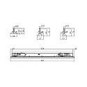 Deko-Light 3-phase luminaire LINEAR PRO TILT swivelling, UGR < 19, switchable, multipower IP20, white 