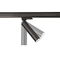 Deko-Light 3-phase spot SLIM cylindrical, adjustable, UGR < 19 IP20, deep black dimmable