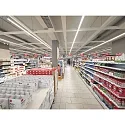 Deko-Light 3-fase armatuur LINEAR PRO 120 DALI aanstuurbaar, CCT Switch, multipower IP20, verkeerszwart dimbaar