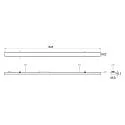 Deko-Light Lichtlijnsysteem SANOTRUNK UNIVERSAL DALI aanstuurbaar IP40, wit dimbaar