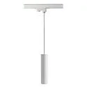 3-fase pendelarmatuur CAN 350 down, cilindrisch, lang GU10 IP20, wit