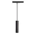 1-fase pendelarmatuur CAN 350 down, cilindrisch, lang GU10 IP20, zwart