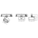 Deko-Light 3-phase spot CERES 118 rotatable IP20, white dimmable
