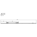 Deko-Light 3-fase armatuur LINEAR PRO OFFICE 1500 DALI aanstuurbaar IP20, wit dimbaar