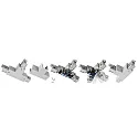 Deko-Light Accessories for 3-phase track system D LINE - T-coupler left-left-right with change mechanism, 220-240V AC, grey