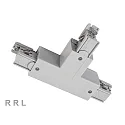 Deko-Light 3-fase T-connector D LINE flexibel, grijs