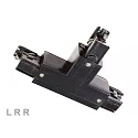 3-fase T-connector D LINE flexibel, zwart