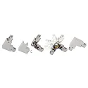 Deko-Light Accessories for 3-phase track system D LINE - 90°-coupler left-right with change mechanism, 220-240V AC, black