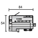 Deko-Light 3-fase hangende ophanging D LINE 3-PHASE met trekontlasting, wit