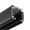 Deko-Light 3-phase surface-mounted track D LINE/DALI 200CM, black