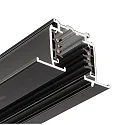 Deko-Light 3-phase recessed track D LINE/DALI 100CM, black