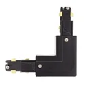 Deko-Light 3-phase corner connector D LINE/DALI DALI controllable, codable, left-right, black
