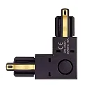 Deko-Light 1-fase L-connector D ONE rechts, zwart