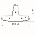 1-phase T-connector D ONE right-left-left