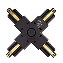 Deko-Light 1-fase X-connector D ONE, grafietzwart
