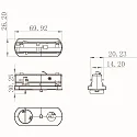1-fase adapter D ONE, verkeerswit