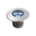  LED in-ground luminaire III RGB outdoor spot, 24V DC, 6W, 30°, stainless steel, silver
