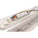 Deko-Light Armatuur voor vochtige ruimten TRI PROOF BASIC MOTION HF - 1210MM met sensor, slagvast, schakelbaar IP65, grijs 
