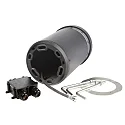 Deko-Light Lichtpaal FARO 25 met lensoptiek, bekabeld IP65, donkergrijs dimbaar