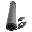 Deko-Light Lichtpaal FACADO II 650MM TONED rond E27 IP65, donkergrijs, mat dimbaar