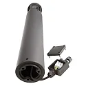 Deko-Light Lichtpaal FACADO II 650MM TONED rond E27 IP65, donkergrijs, mat dimbaar