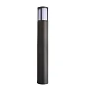 Lichtpaal FACADO II 650MM OPAL rond E27 IP65, donkergrijs, mat dimbaar