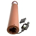 Deko-Light Lichtpaal FACADO II 650MM OPAL rond E27 IP65, mat, roest dimbaar