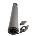 Deko-Light Lichtpaal FACADO II 1000MM TONED rond E27 IP65, donkergrijs, mat dimbaar