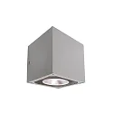 Wandarmatuur CUBODO II SINGLE single, zilvergrijs