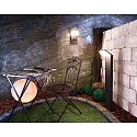 Deko-Light Wandarmatuur voor buitenshuis TUCANAE MOTION met bewegingsmelder IP54, donkergrijs 