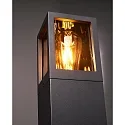Deko-Light Wandarmatuur voor buitenshuis FACADO II SQAURE TONED hoekig E27 IP65, donkergrijs, mat dimbaar