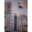 Deko-Light Wandarmatuur voor buitenshuis FACADO II SQAURE TONED hoekig E27 IP65, donkergrijs, mat dimbaar