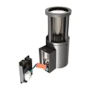 Deko-Light Wandarmatuur voor buitenshuis FACADO II ROUND TONED rond E27 IP65, donkergrijs, mat dimbaar