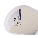Deko-Light damp-proof luminaire SOTANO IP54 oval, CCT Switch, impact resistant, switchable, multipower IP54, white 