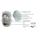 Deko-Light Armatuur voor vochtige ruimten SOTANO IP54 ovaal, CCT Switch, slagvast, schakelbaar, multipower IP54, zwart 