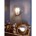 Deko-Light Wand- en plafondarmatuur SOTANO RETRO ovaal E27 IP44, zwart dimbaar
