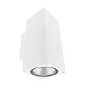 facade spotlight PRO SQUARE 100 UP&DOWN 2 flames, square, CCT Switch IP65, white dimmable