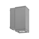 facade spotlight SHORELINE PRO LED SQUARE 70 DOWN 1 flame, square, CCT Switch IP65, light grey dimmable