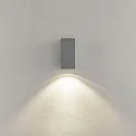 Deko-Light Gevelspot SHORELINE PRO LED SQUARE 70 DOWN 1-vlams, hoekig, CCT Switch IP65, lichtgrijs dimbaar