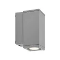 Deko-Light Gevelspot SHORELINE PRO LED SQUARE 70 DOWN 1-vlams, hoekig, CCT Switch IP65, lichtgrijs dimbaar