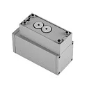 Deko-Light Gevelspot SHORELINE PRO LED SQUARE 70 DOWN 1-vlams, hoekig, CCT Switch IP65, lichtgrijs dimbaar