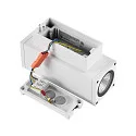 Deko-Light facade spotlight SHORELINE PRO LED SQUARE 70 UP&DOWN 2 flames, square, CCT Switch IP65, white dimmable