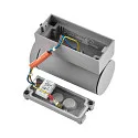 Deko-Light Gevelspot SHORELINE PRO GU10 ROUND 1-vlams, cilindrisch, met lamphouder GU10 IP65, lichtgrijs