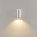 Deko-Light Gevelspot SHORELINE PRO GU10 ROUND 1-vlams, cilindrisch, met lamphouder GU10 IP65, wit