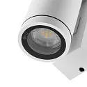 Deko-Light Gevelspot SHORELINE PRO GU10 ROUND 1-vlams, cilindrisch, met lamphouder GU10 IP65, wit
