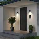 Deko-Light outdoor wall luminaire CAN OUTDOOR UP OR DOWN 1 flame, cylindrical, rigid GU10 IP65, black